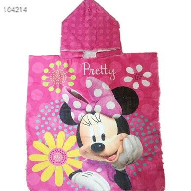 Cotton Bath towels for kids - Minnie Mouse